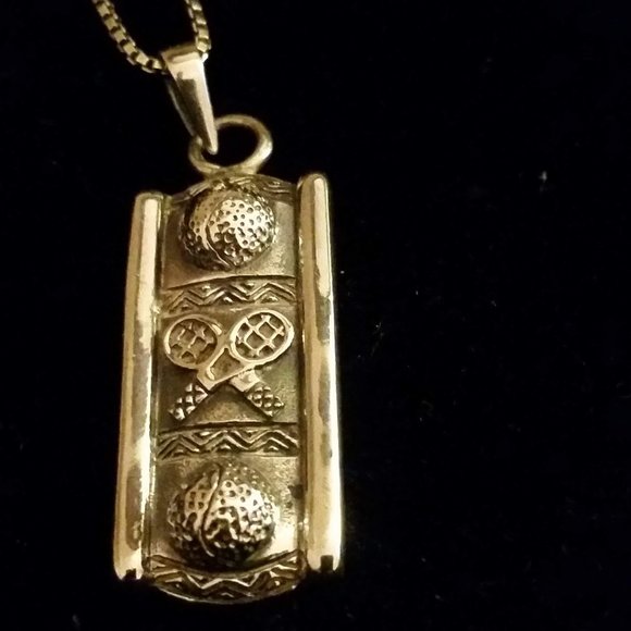 Navika Sterling Silver Tennis Pendant Necklace - Picture 4 of 8